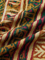 Tribal Stripe Vintage Style Casual Short Sleeve Shirt