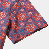 Lightweight Casual Vintage Floral Pattern Short Sleeve Shirt