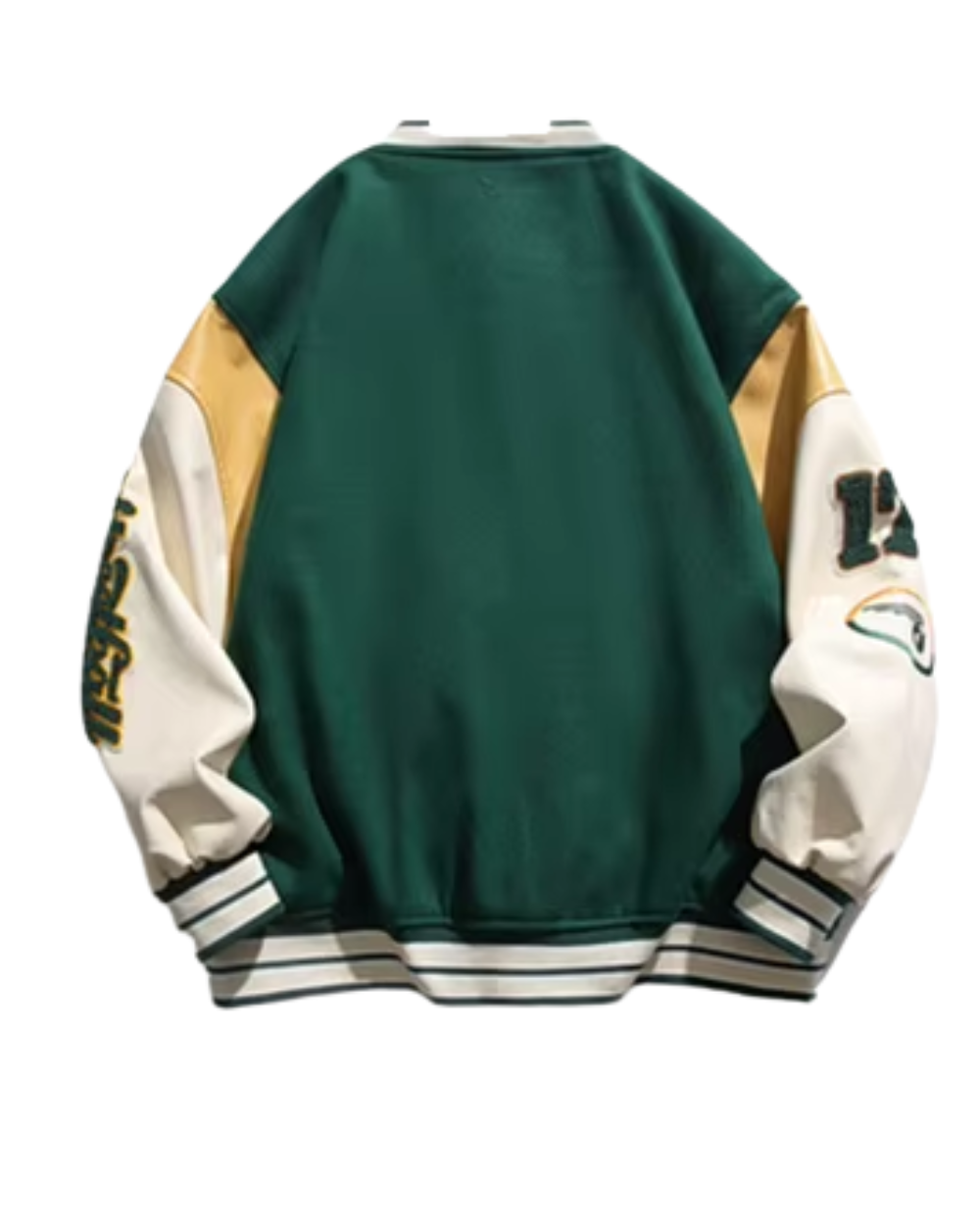 Men's Baseball Jacket Green