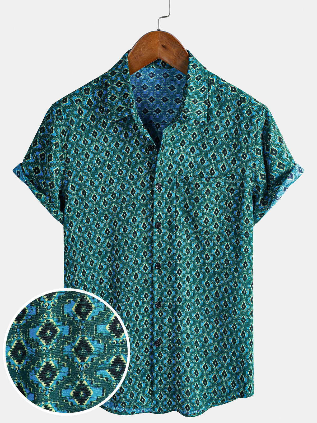 Vintage Urban Geometric Shirt
