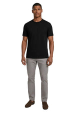 Men's Mercerized Slim-Fit T-shirt in Black Color
