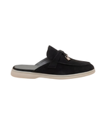 Black Suede Mediterranean Mules