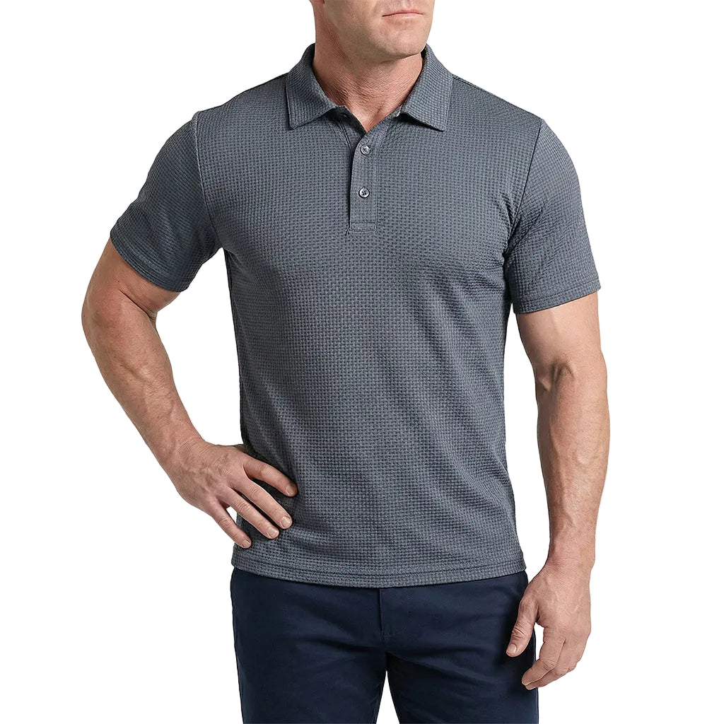 Capri – Ultra-Comfortable Polo Shirt for Men Silver Gray