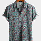 Retro 70s Vintage Paisley Shirt