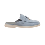 Blue Suede Mediterranean Mule
