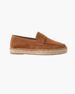 Riviera Men's Suede Espadrilles, Brown