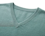 Wool Sweater with V-Neckline