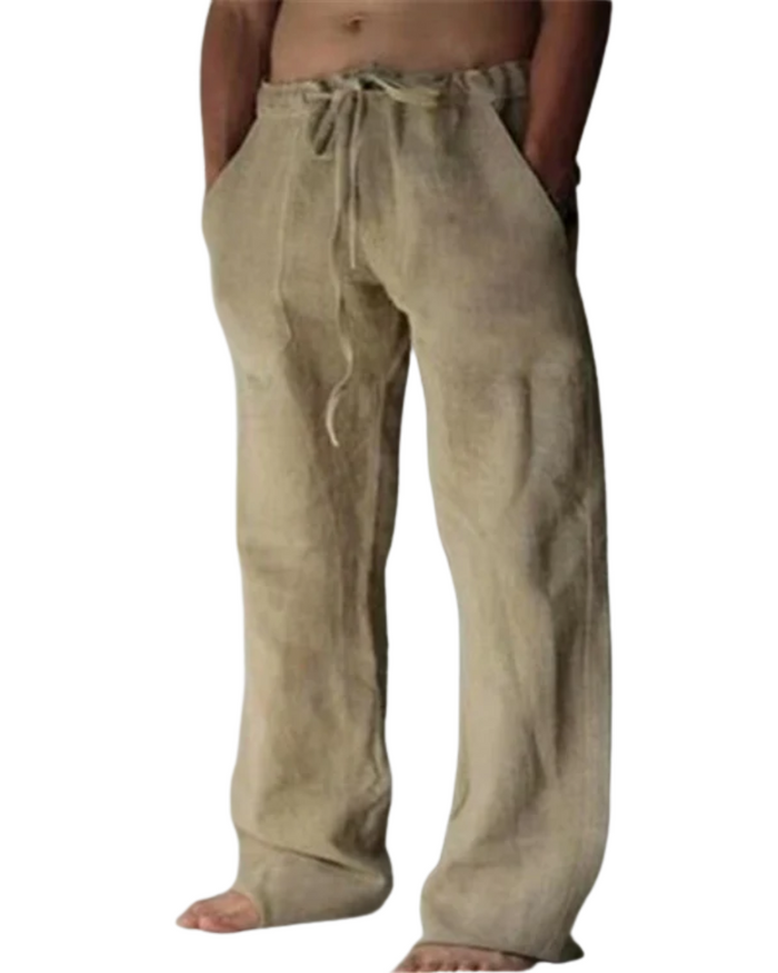 Men's Linen Pants, Breathable