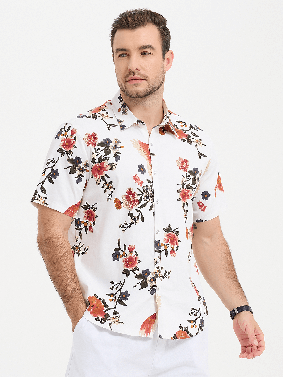 Casual Tropical Hawaiian Shirt