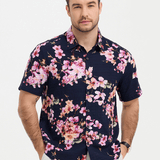 Hawaiian Tropical Floral Print Shirt