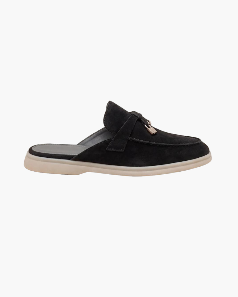 Mule Mediterraneo i Sort Suede