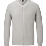 Four Seasons Merino Wool Cardigan with Zipper