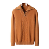 Taranto Merino Wool Zip Sweater