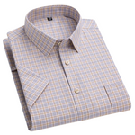 Cotton Shirt with Short Sleeve