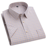 Cotton Shirt with Short Sleeve