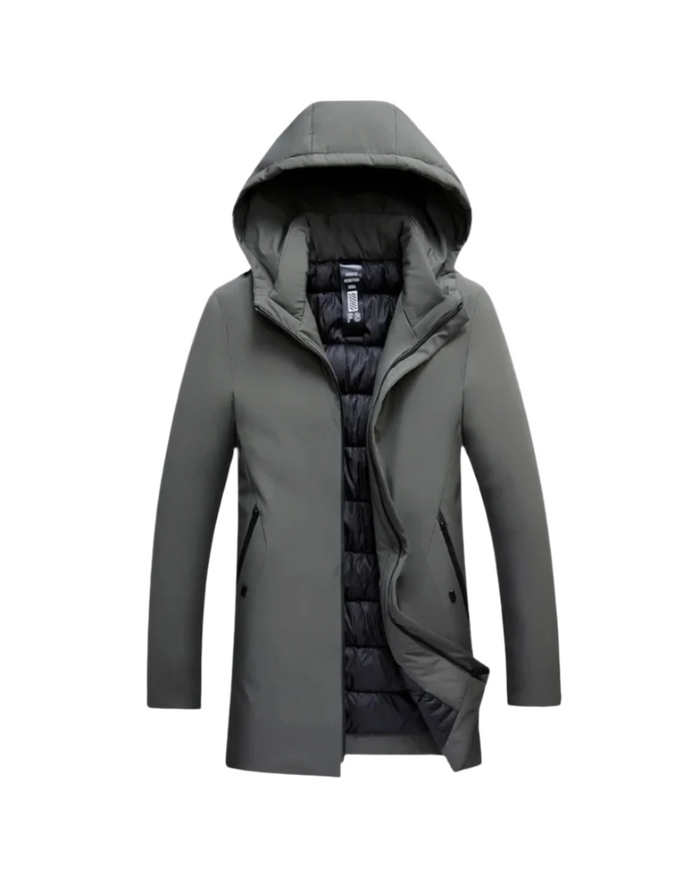 Men's Jacket, Gray and Black