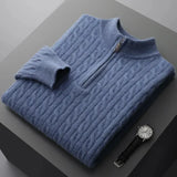 Deneb Cashmere Velour Half-Zip