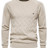Men's Check Pattern Sweater V2