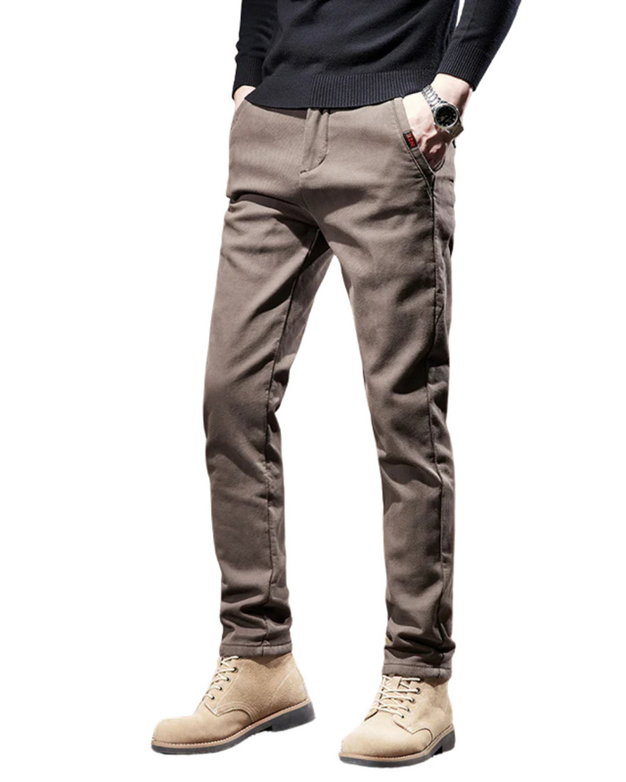 Men's Cotton Pants, Slim Fit