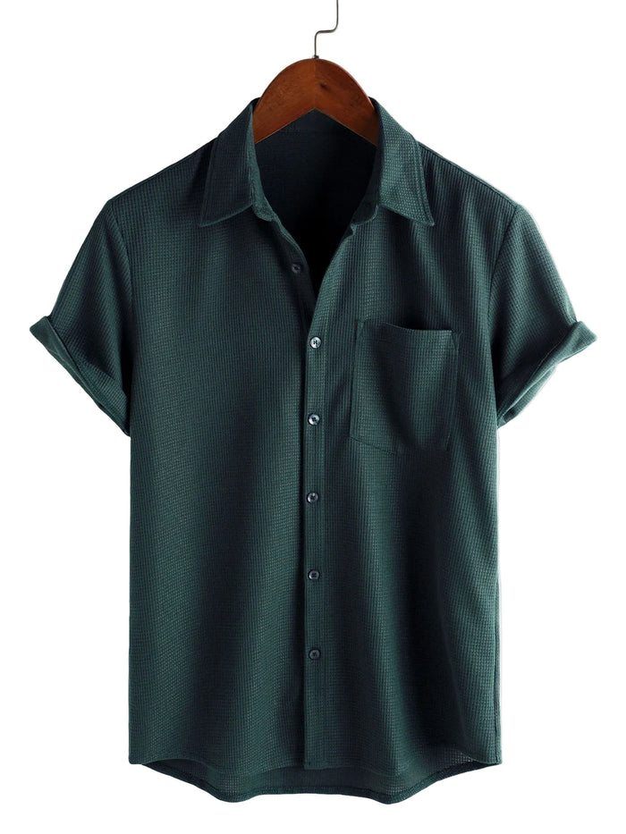 Men's Cotton Shirt, Short Sleeve
