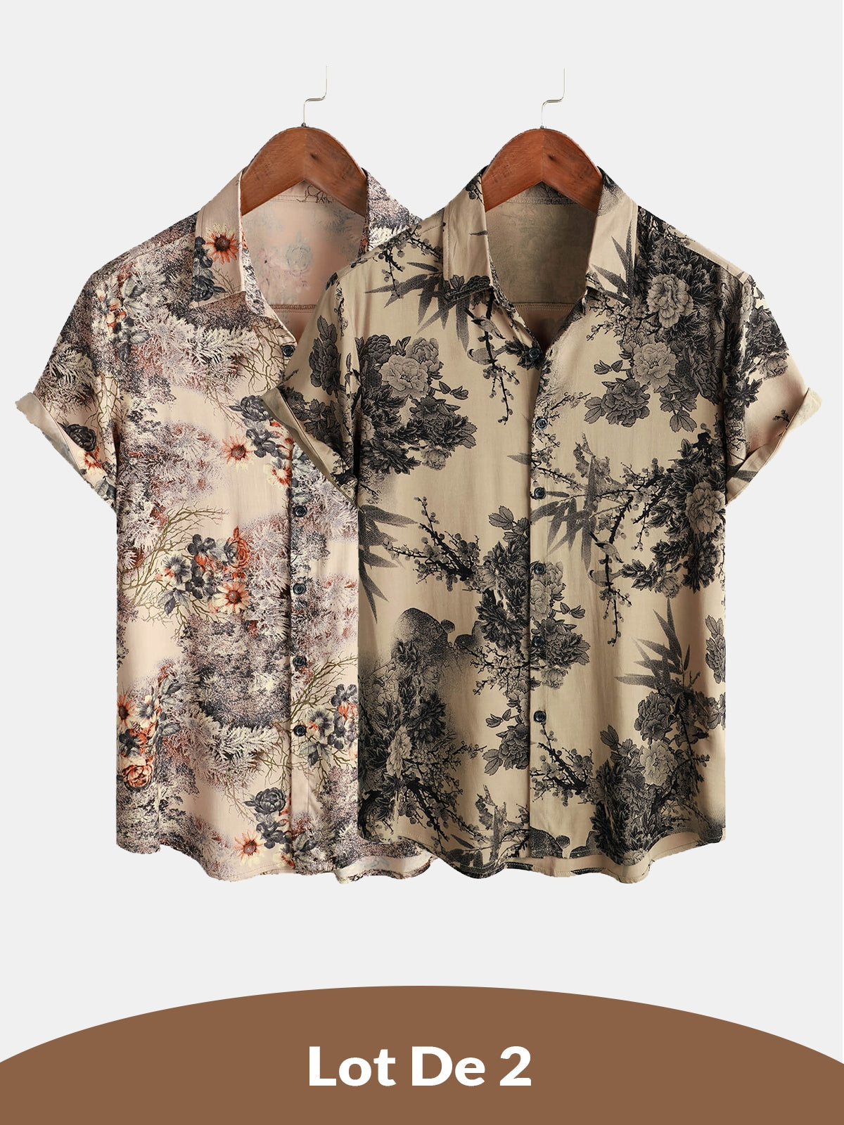 2-Pack | Short-Sleeve Hawaiian Shirt