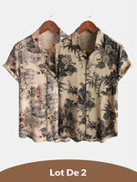 2-Pack | Short-Sleeve Hawaiian Shirt