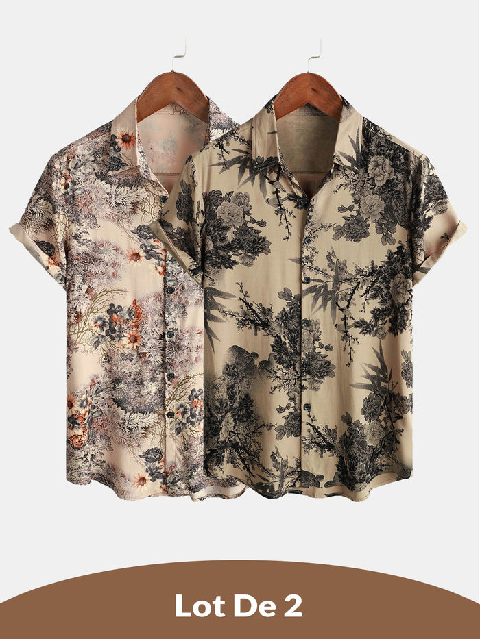 2-Pack | Short-Sleeve Hawaiian Shirt