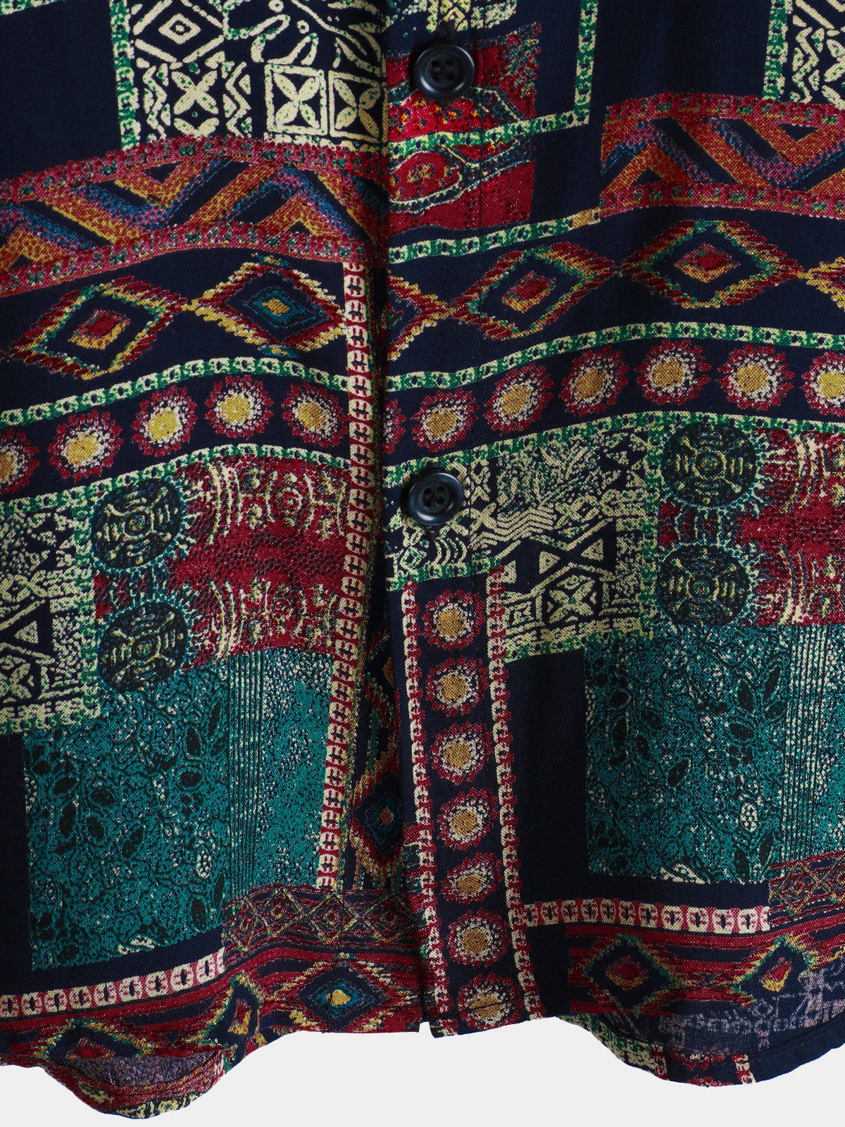 Hawaiian Short-Sleeve Shirt, Retro and Breathable Style, Ethnic Style