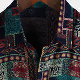 Hawaiian Short-Sleeve Shirt, Retro and Breathable Style, Ethnic Style