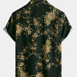 Floral Pattern Short-Sleeve Shirt