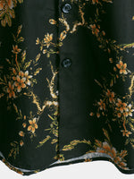 Floral Pattern Short-Sleeve Shirt
