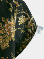 Floral Pattern Short-Sleeve Shirt