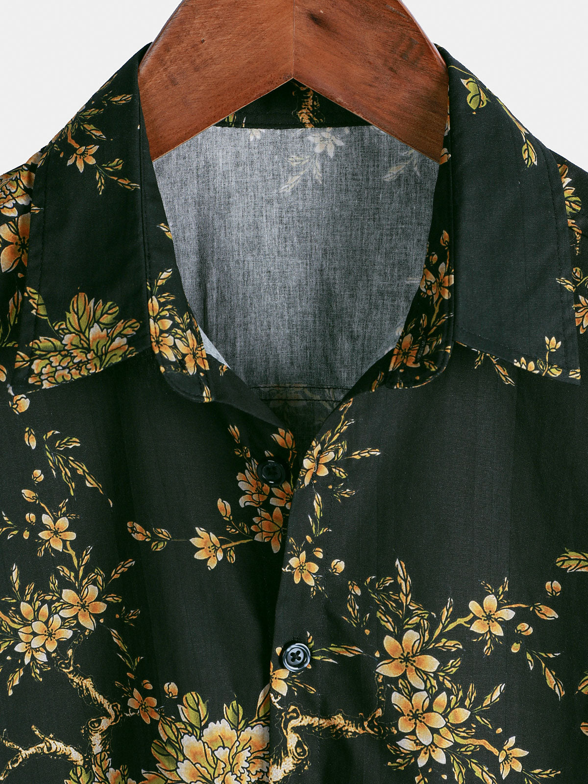 Floral Pattern Short-Sleeve Shirt