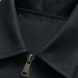 Lightweight Twill Jacket for Men – Dark Gray – Regular Fit
