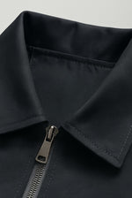 Lightweight Twill Jacket for Men – Dark Gray – Regular Fit