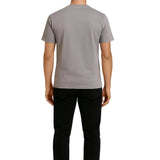 Men's Cotton T-shirt – Breathable Short Sleeve Round Neck – Iron Gray