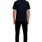 Men's Cotton T-shirt – Breathable, Short Sleeve, Round Neck – Navy