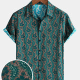 Green Vintage Floral Shirt