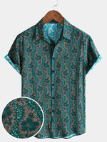 Green Vintage Floral Shirt