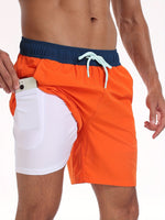 Swim trunks with pockets