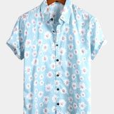 Hawaiian Tropical Floral Print Shirt