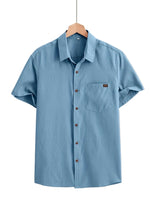 Casual Short Sleeve Cotton Shirt