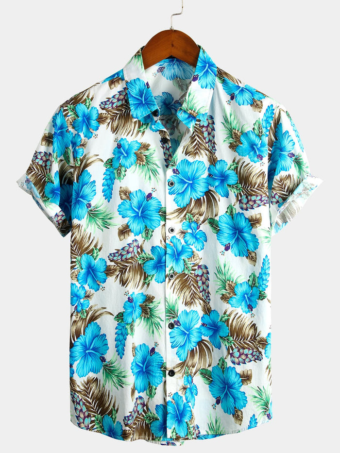 Pure Hawaiian Vacation Style Print Shirt