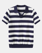 Hvar Stripe Knit Polo