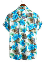 Tropical Cotton Hawaiian Shirt for Men
