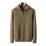 Taranto Merino Wool Zip Sweater