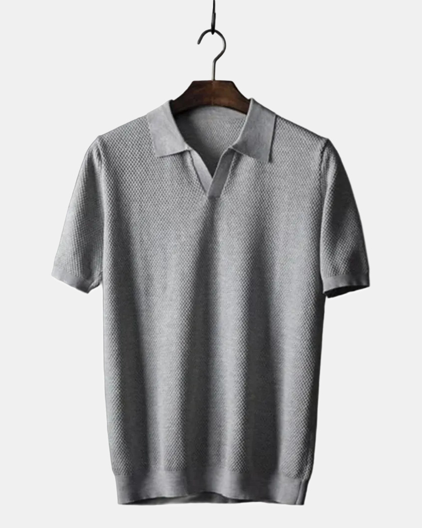 Milano Men's Polo Shirt in Gray