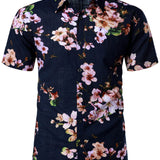 Hawaiian Tropical Floral Print Shirt