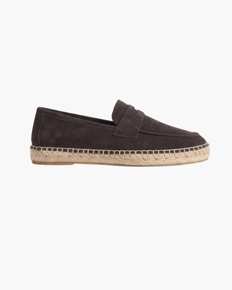 Espadriller Kaffe Suede Riviera