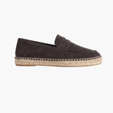 Riviera Men's Suede Espadrilles, Coffee